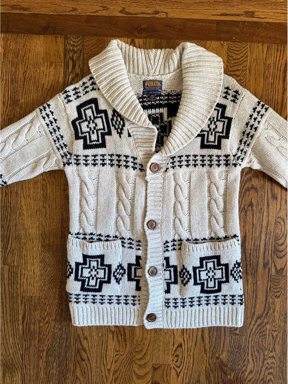 Pendleton Portland Collection Westerley Cardigan Sweater Wool XS Button Up Rare
